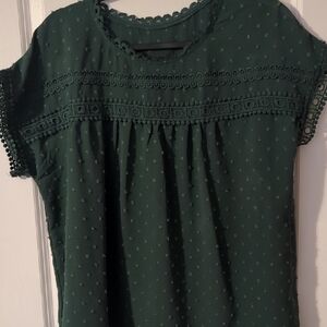 Elegant Green Women's Top